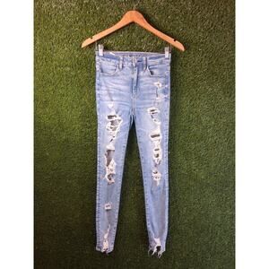 American Eagle Ne(x)t Level Stretch Curvy Super Hi-Rise Jegging Jeans Size 0 Reg